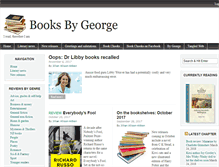 Tablet Screenshot of books.bygeorge.co.nz