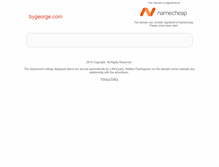 Tablet Screenshot of bygeorge.com